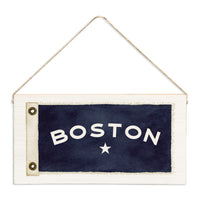 Vintage Flag Star Personalized Twine Sign
