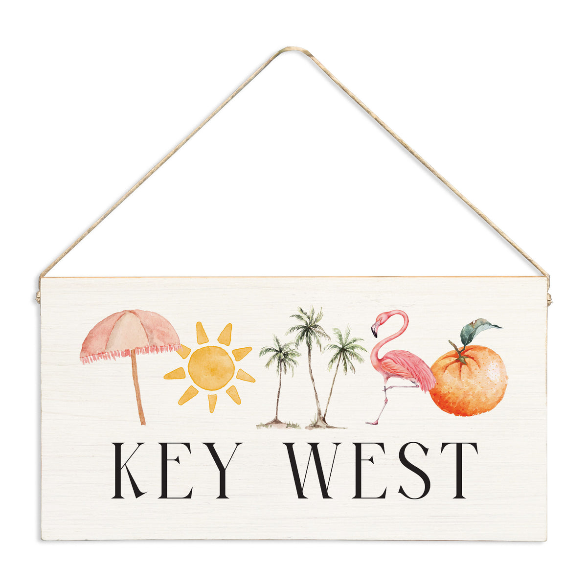 Southern Sunshine Icons Personalized Twine Sign