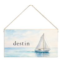 Sailboat Personalized Twine Sign