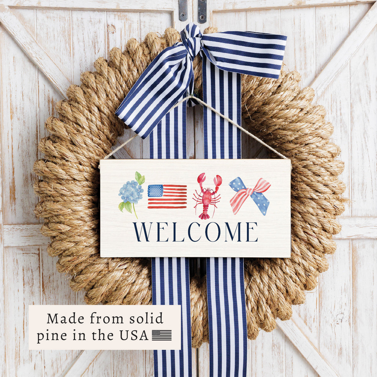 American Icons Twine Sign