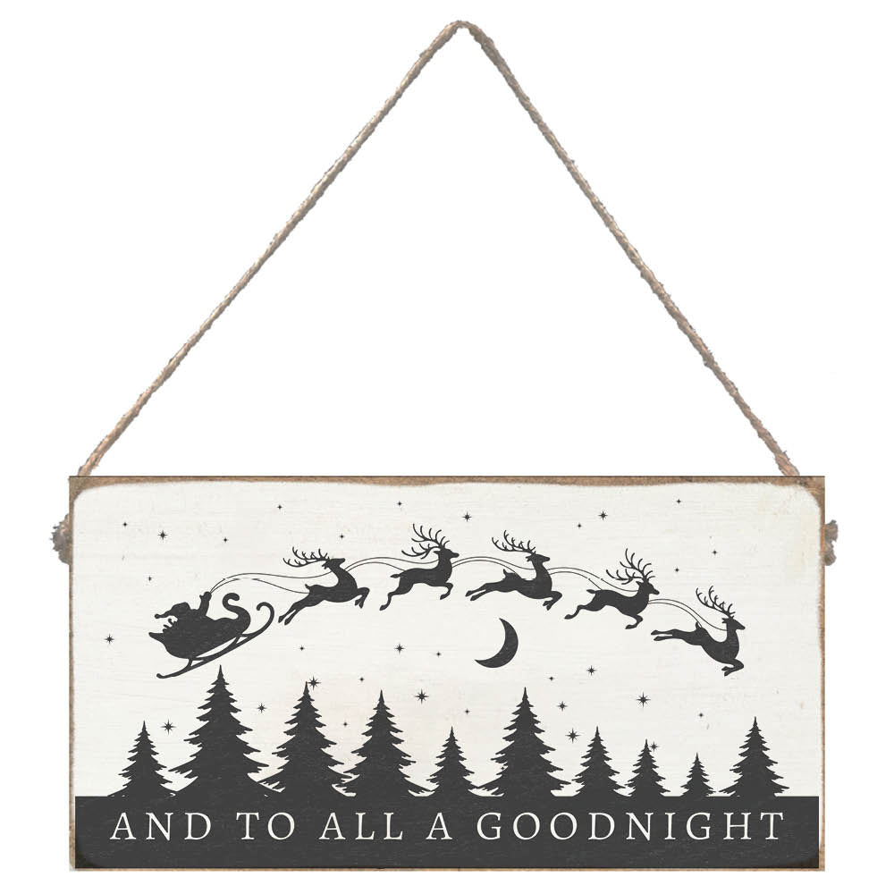 And To All A Goodnight Twine Sign