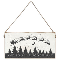 And To All A Goodnight Twine Sign