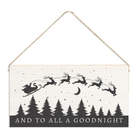 And To All A Goodnight Twine Sign
