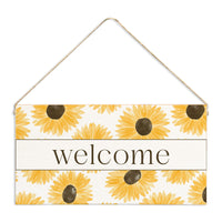 Sunflower Welcome Twine Sign