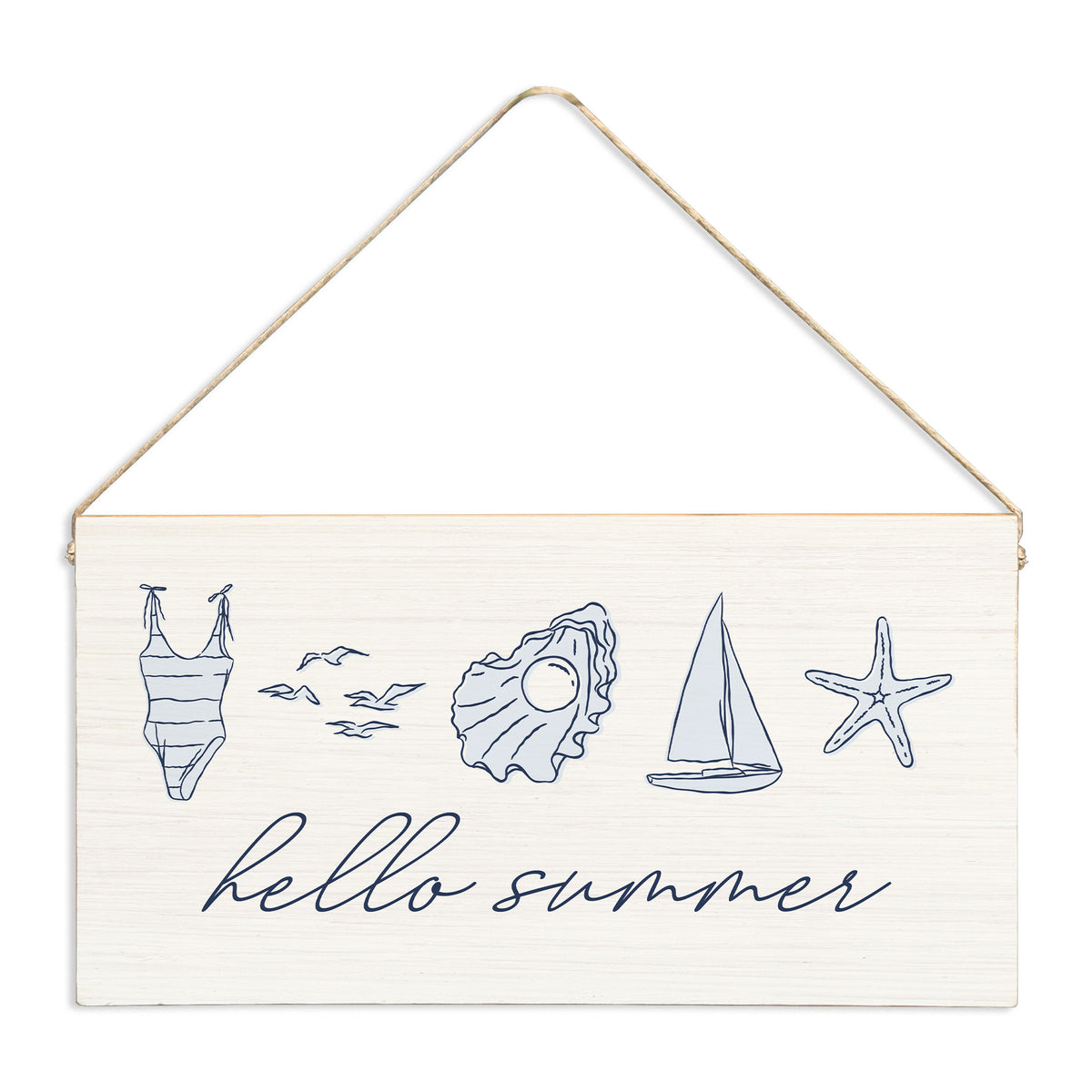 Hello Summer Twine Sign
