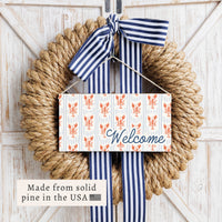 Lobsters Welcome Twine Sign