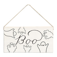Boo Ghosts Twine Sign