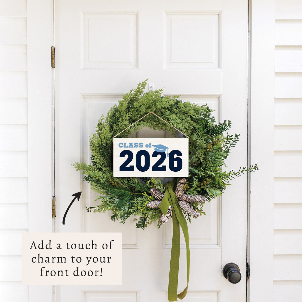 Class Of 2026 Blue Twine Sign
