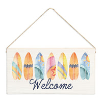 Surfboards Welcome Twine Sign