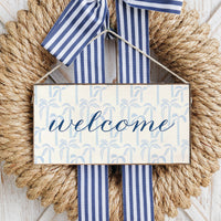 Blue Coast Palms Tree Twine Sign