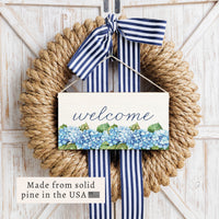 Hydrangea Bloom Twine Sign