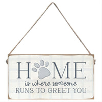 Home Is Where Someone Twine Sign