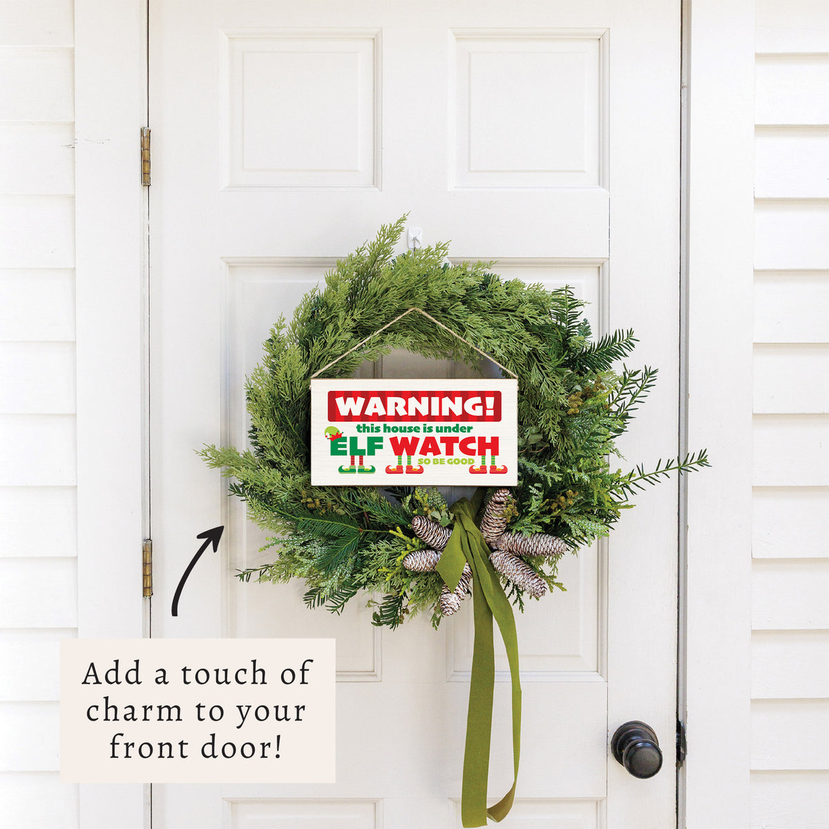 Elf Watch Twine Sign