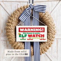 Elf Watch Twine Sign