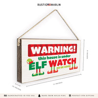 Elf Watch Twine Sign