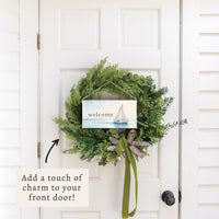 Sailboat Welcome Twine Sign
