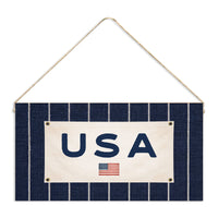 Americana Stripe Twine Sign