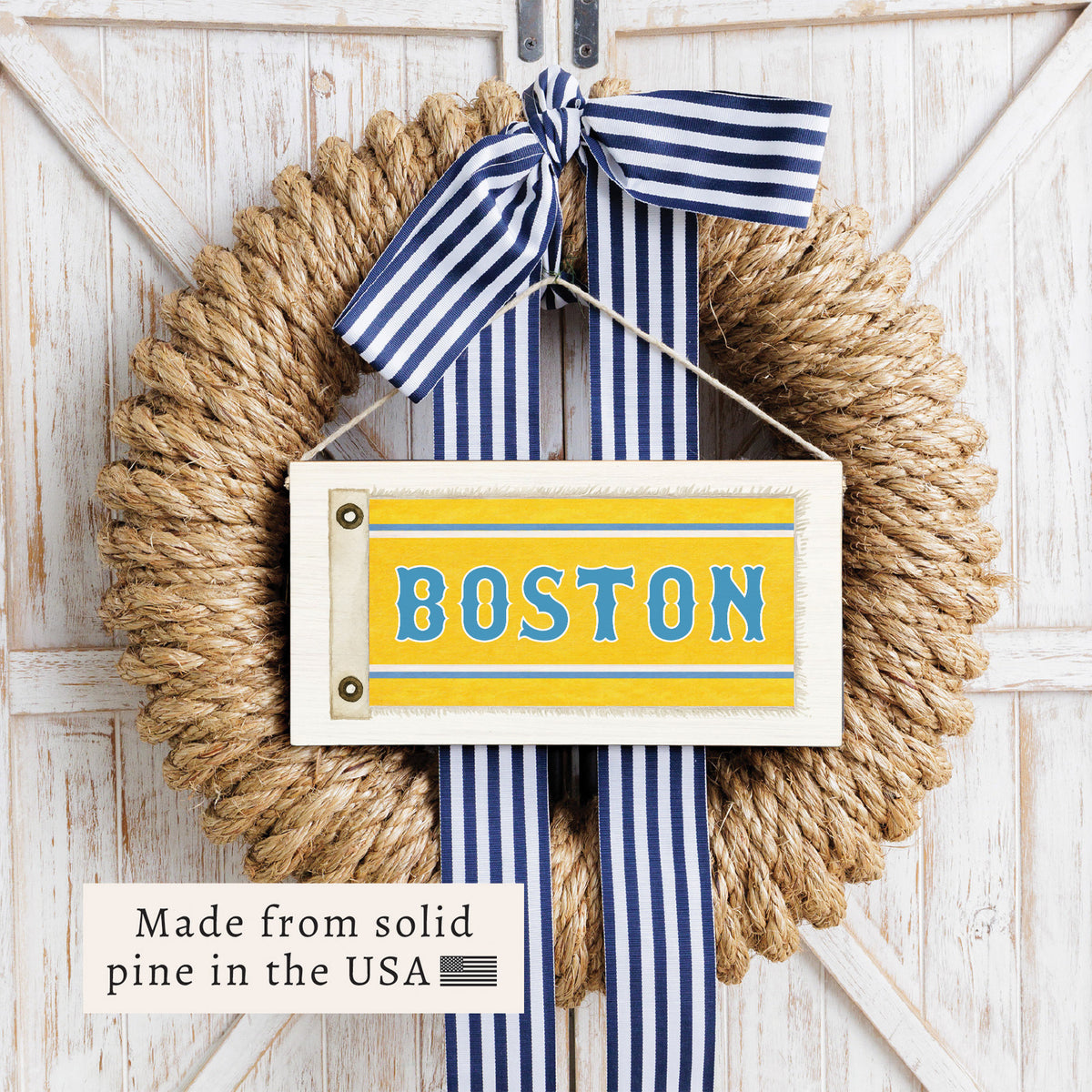Boston Sox Twine Sign