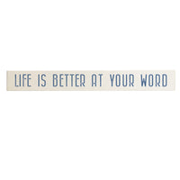 Life Is Better At Personalized Barnwood Sign