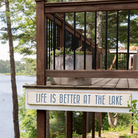 Life Is Better At Personalized Barnwood Sign