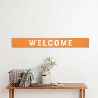 Orange Personalized Barnwood Sign