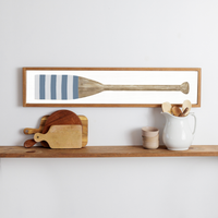Striped Oar Barn Wood Sign