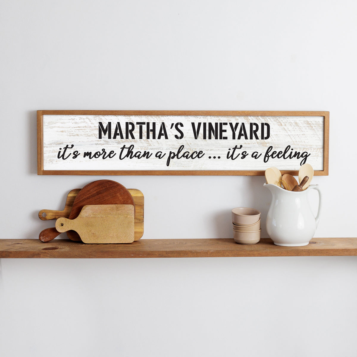 Place Is a Feeling Personalized Barn Wood Sign