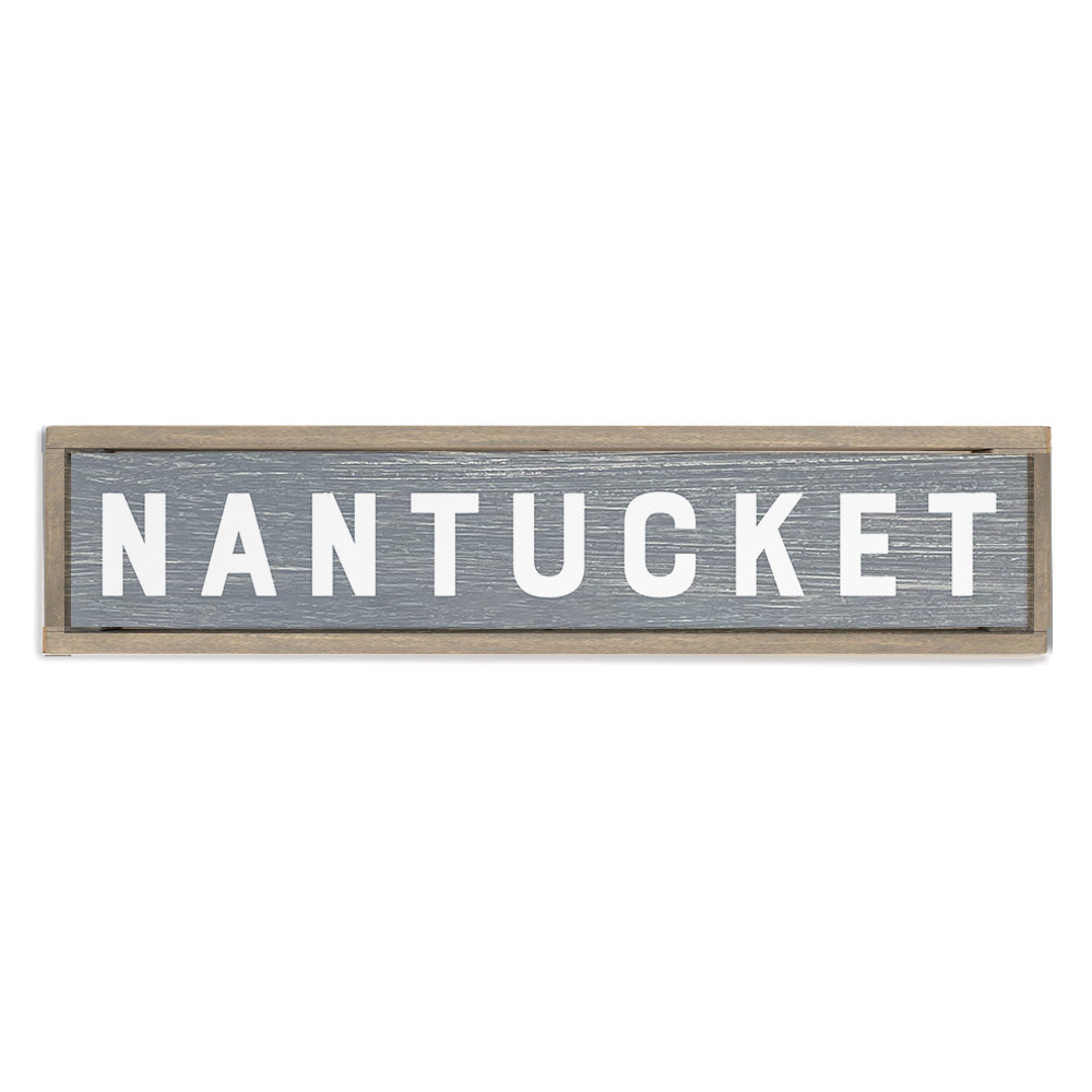 Bold Grey Personalized Barn Wood Sign
