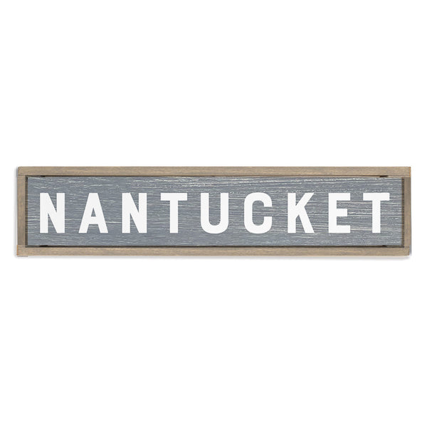 Bold Grey Personalized Barn Wood Sign
