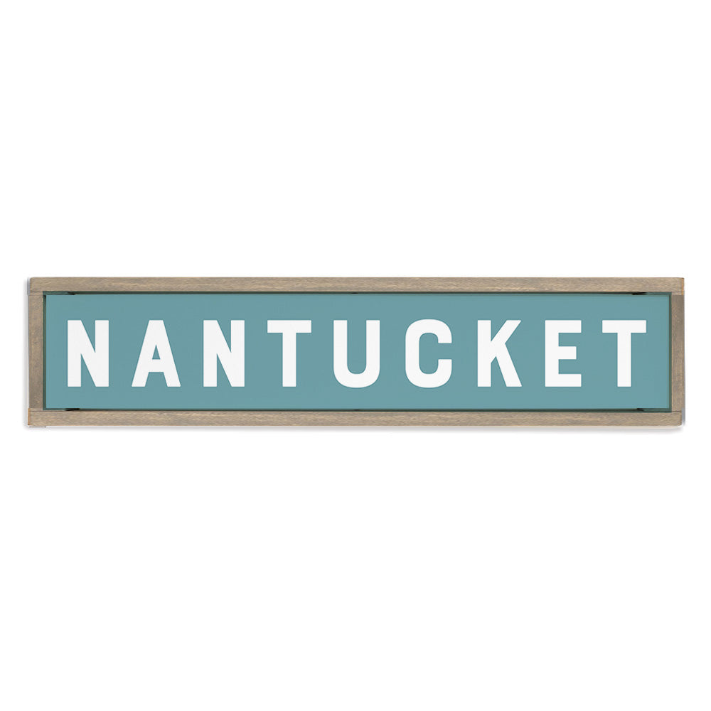 Bold Ocean Personalized Barn Wood Sign