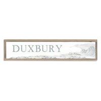 Coastal Wave Personalized Barn Wood Sign