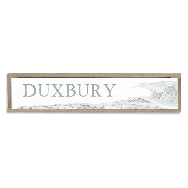 Coastal Wave Personalized Barn Wood Sign