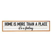 Home Is A Feeling Barn Wood Sign