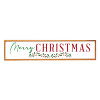 Merry Christmas Classic Barn Wood Sign