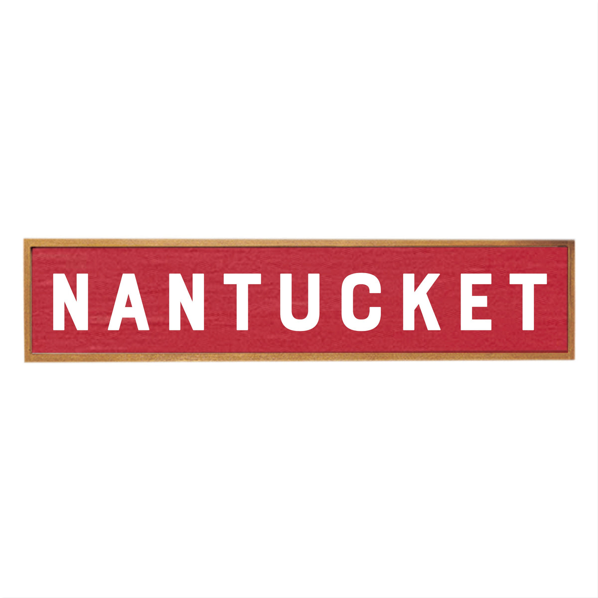 Bold Red Personalized Barn Wood Sign