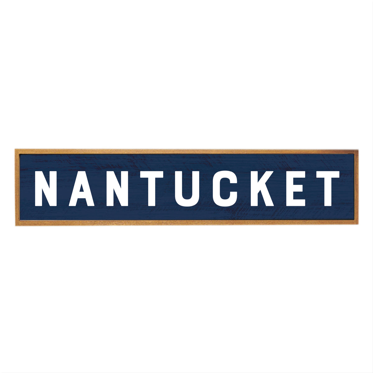 Bold Navy Personalized Barn Wood Sign