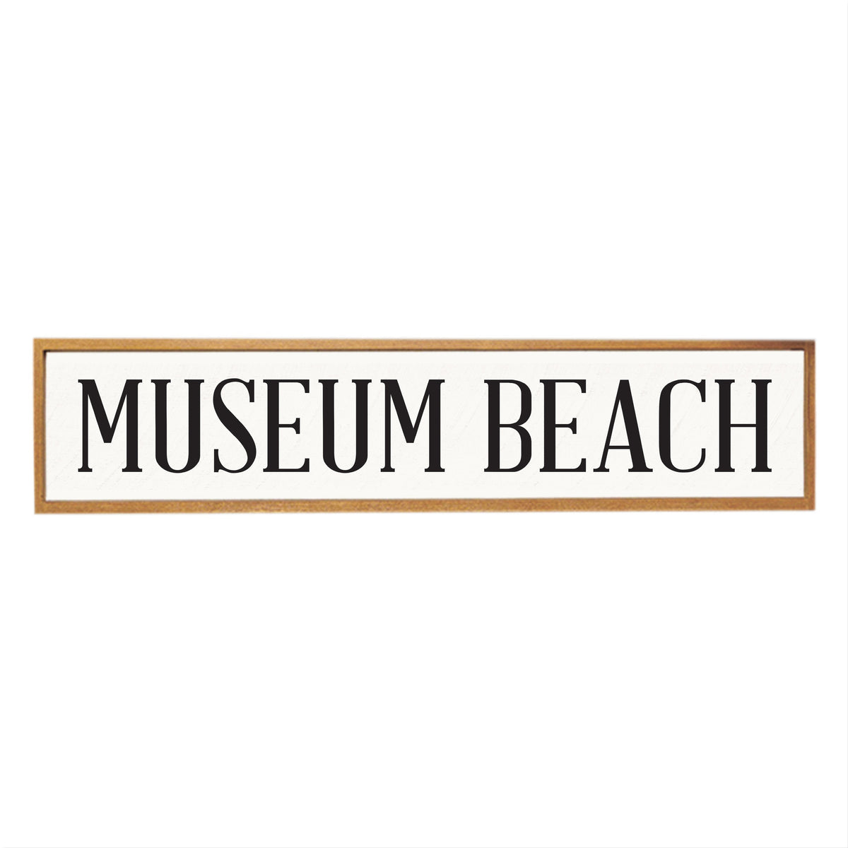 Serif White Personalized Barn Wood Sign