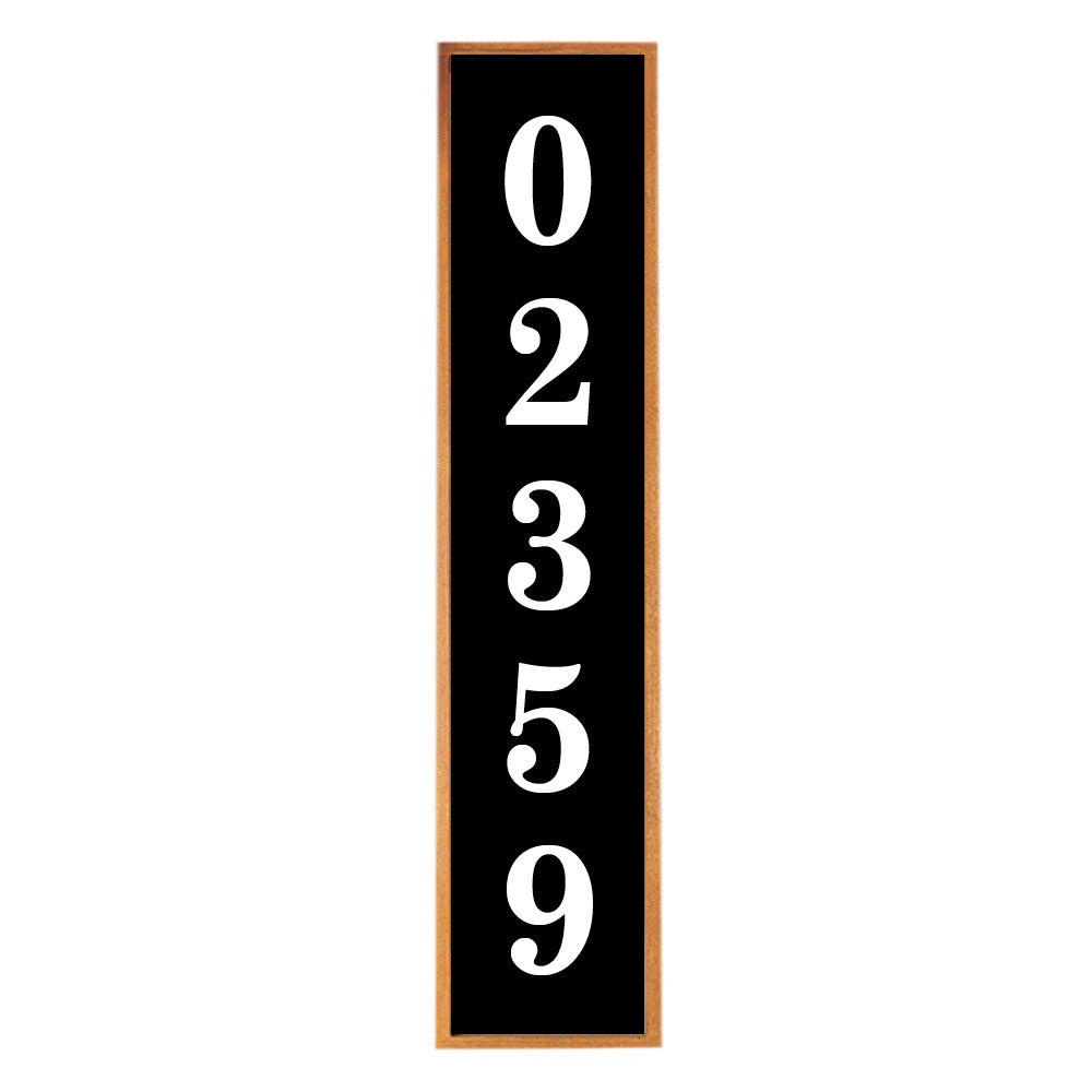 Antique Zip Code Personalized Barn Wood Sign