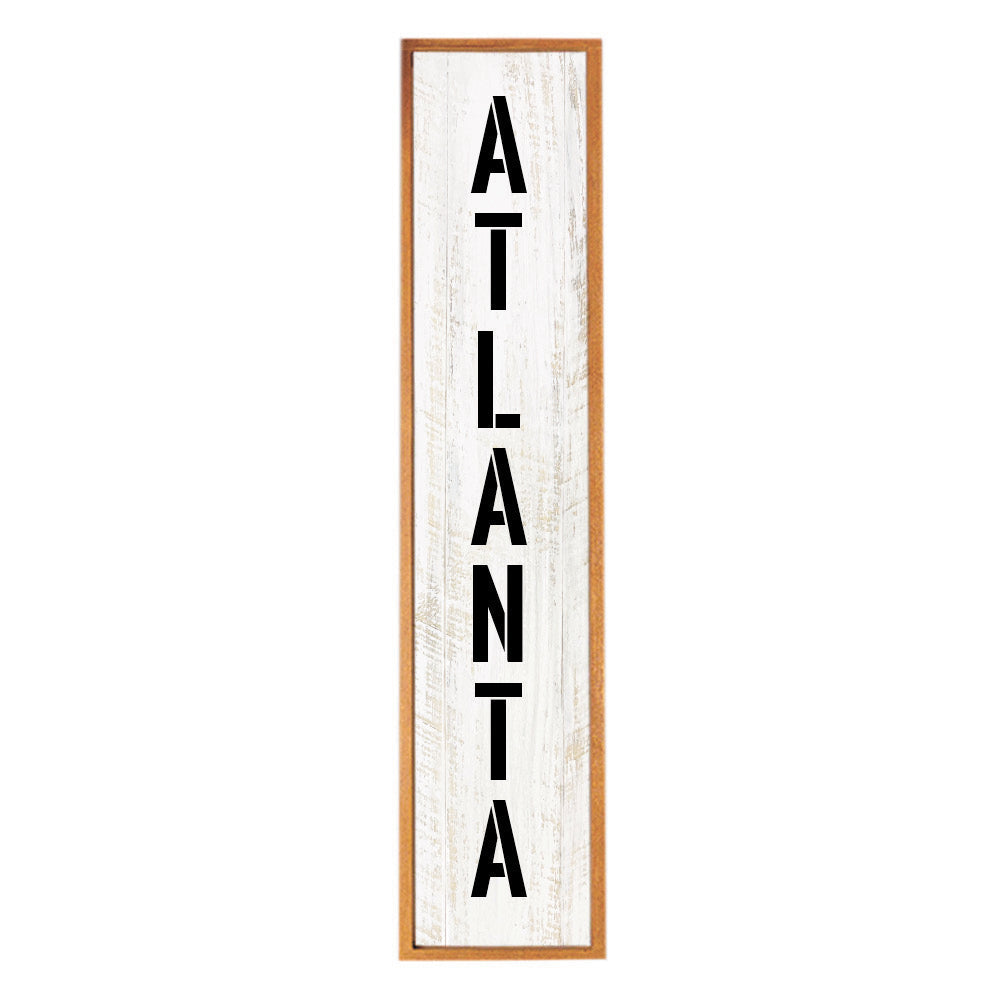 Serif White Personalized Barn Wood Sign