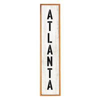 Serif White Personalized Barn Wood Sign