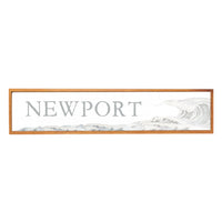 Coastal Wave Personalized Barn Wood Sign