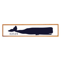 Whale Personalized Barn Wood Sign