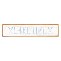 Lake Time Oars Barn Wood Sign