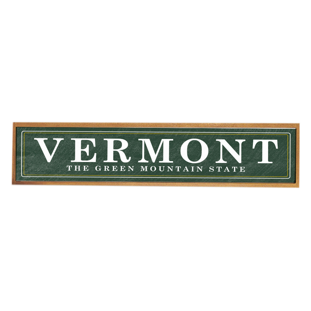 Vermont Green Mountain State Barn Wood Sign