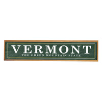 Vermont Green Mountain State Barn Wood Sign