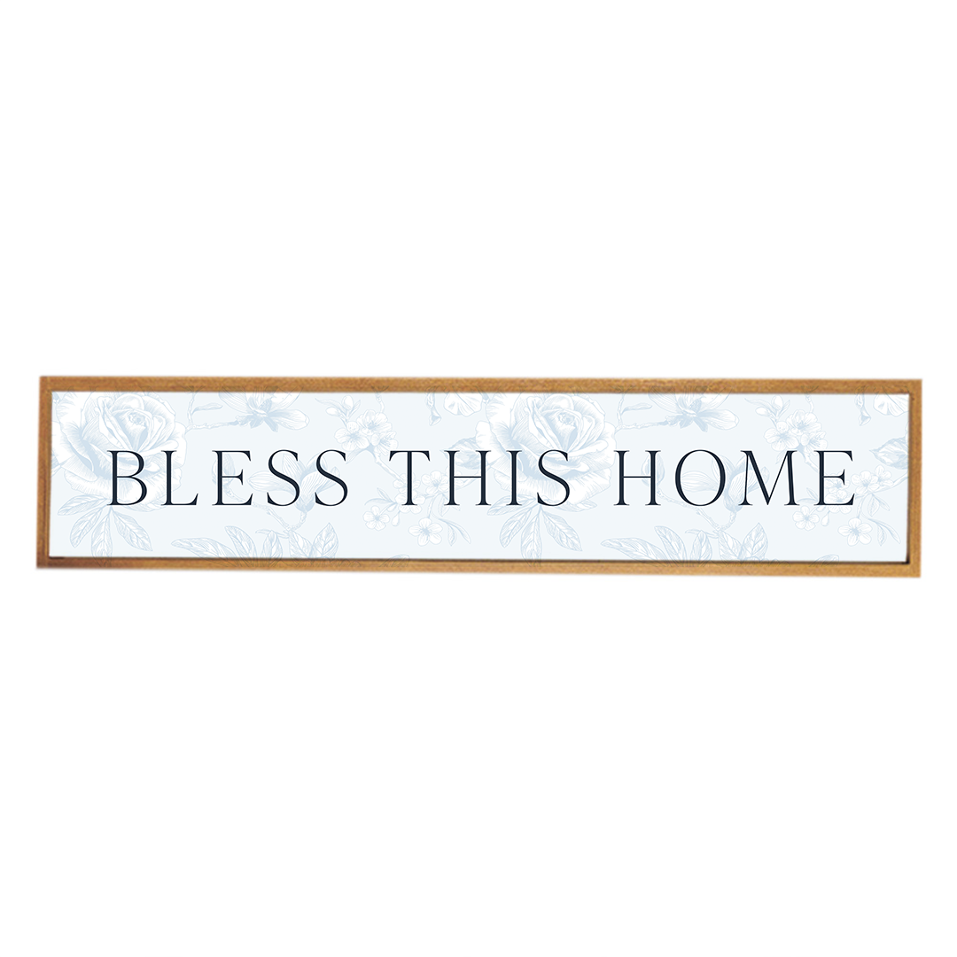 Bless This Home Barnwood Sign
