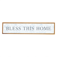 Bless This Home Barnwood Sign