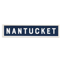 Bold Navy Personalized Barn Wood Sign