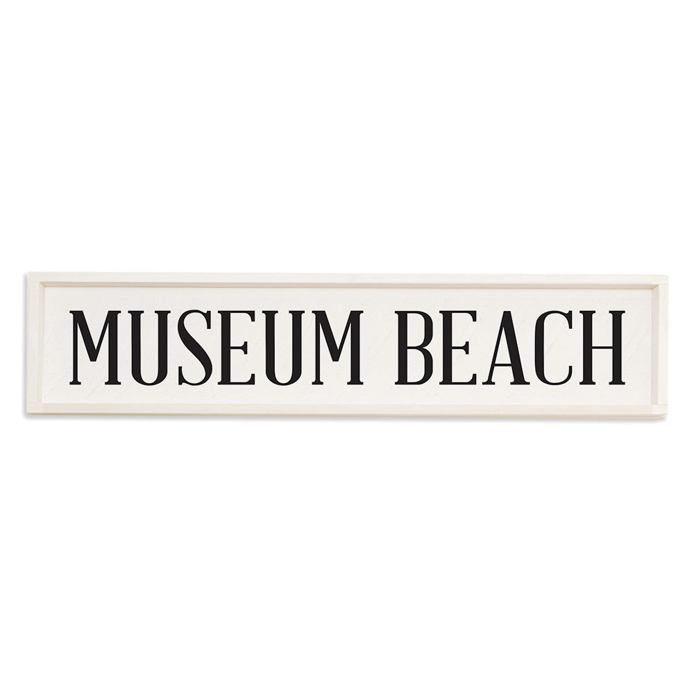 Serif White Personalized Barn Wood Sign