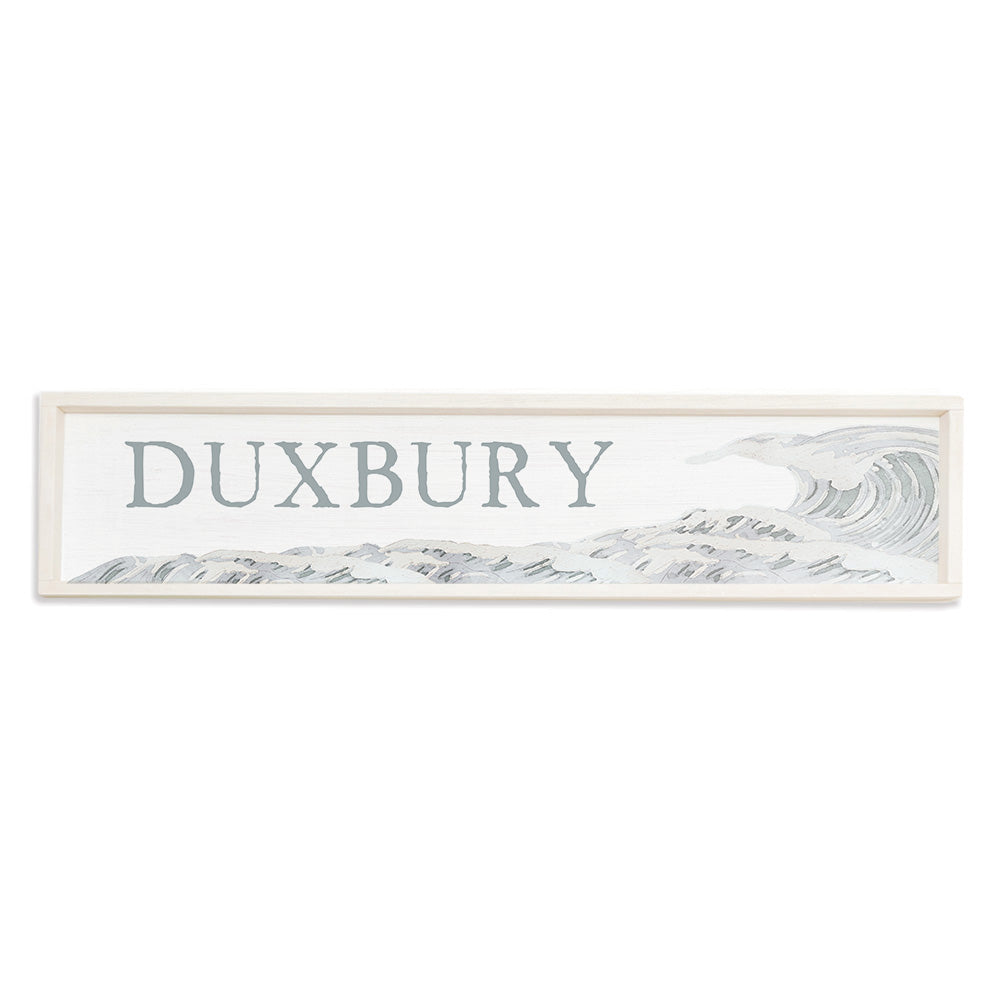 Coastal Wave Personalized Barn Wood Sign